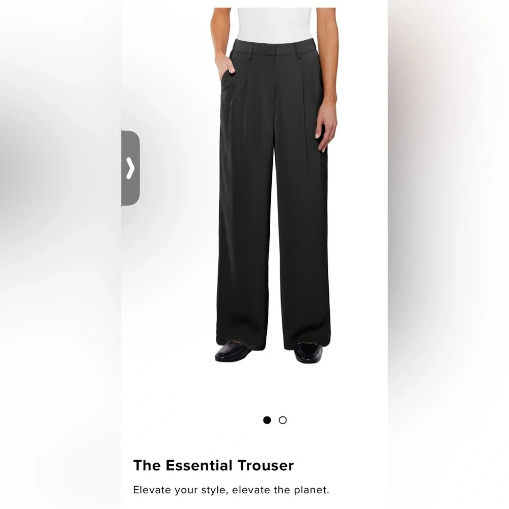 Matty M, Black Wide-Leg Pants, XL, nwt! - Picture 2 of 7